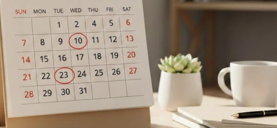 営業日カレンダー